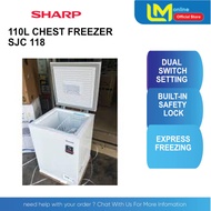 SHARP 110L CHEST FREEZER SJC118