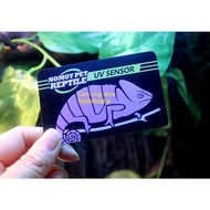 UVB light test card - UVB light intensity test card in the bulb