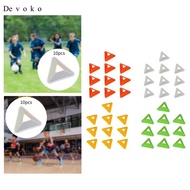 [Cuticate1] 10pcs Soccer Training Cones, Soccer Triangle Training Cones for Adults and Kids,