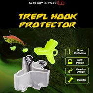 【KAPTEN】 10PCS Fishing Treble Hook Protector Cover Protective Safety Holder Protection Case Safety F