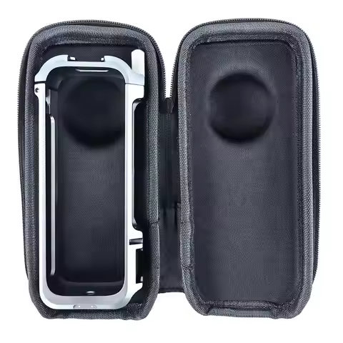 For Insta360 X5 Rabbit Cage Storage Bag Universal Metal Frame With Climbing Buckle Plastic For Camer