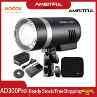 Godox 300Ws TTL 2.4G 1/8000 HSS AD300Pro Outdoor Flash Light with Battery for Canon Nikon Sony Fuji 