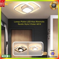 3 Color 48 W LED Ceiling Light Minimalist Nordic Style Ceiling Light
