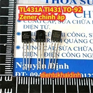 20pcs TL431A TL431 TL431AA TO-92 zener pressure regulator similar TO ZENER diode but adjustable outp