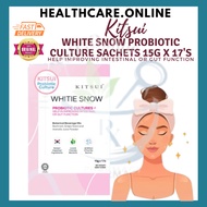 KITSUI WHITE SNOW PROBIOTIC CULTURE SACHETS 15g x 17's [ HELP IMPROVING INTESTINAL ] [ GUT FUNCTION 