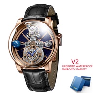 [pgqi] PINDU New Astronomia Celestial SeriesTourbillon Watch Men The Transparent Design Looks Like D