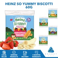 Yummy HEINZ Reduced Sugar Healthy Biscotti | Nutritious Baby Snack Recommended for Age Seven Months+ Old Babies