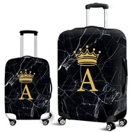 luggage cover thick cover bagasi luggage Hot-selling Crown Letter Printing Luggage Protective Cover 