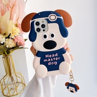 OPPO A92 A72 A5s A3s A16K A17 A12 A91 A15 A53 F5 F7 F15 F9 F11 F17 F19 F21 F23 FIND X2 X3 X5 PRO Premium Fashion Design Cute Puppy mobile phone case with lanyard shockproof Cover
