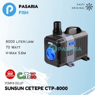 SUNSUN CETEPE CTP8000/CTP 8000 Liter per jam Pompa Celup Rendah Daya 70watt