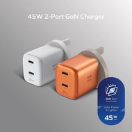 Momax 1-Charge 45W 雙輸出 GaN 充電器 UM81