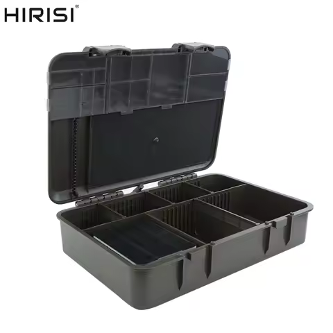 Hirisi Carp Fishing Box Portable Multipurpose Fishing Accessories Box Compartments Fishing Box Fishi
