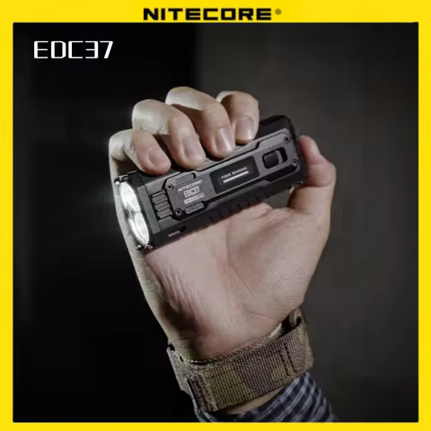 Nitecore EDC37 Flashlight USB-C Rechargeable 8000 Lumens hiking LED EDC UHi Beam Distance 420meters 