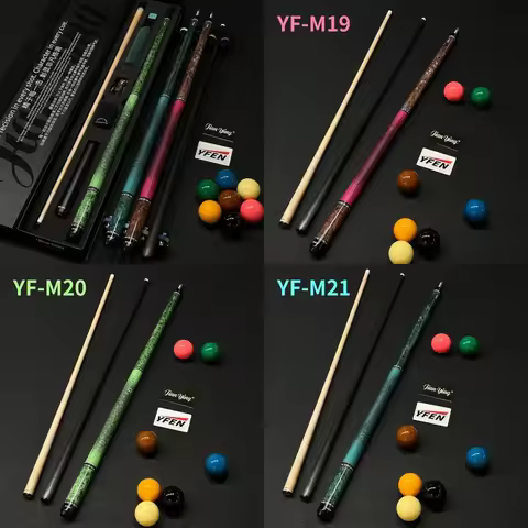 SFW Certificate Jianying Yingfeng YF-M19/20/21 1/2 Split Cue 148 cm 18-20 oz Carbon Fiber Shaft Cana