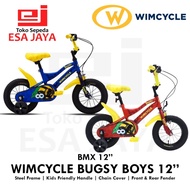 [✅Ready] Sepeda Anak Laki Laki 12" Wimcycle Bugsy Boys Bmx 12 Inch
