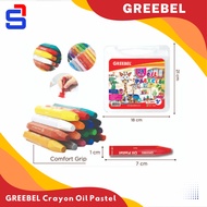 GREEBEL Crayon Kids Oil Pastel Greebel Crayon/ Children's School Crayons & Professional Non-Stick