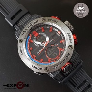 EXPONI Watch 3293 Dual Display Analog Digital Watches Sport Watch for Men Shockproof IP Plating Case