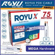 ROYU ROYUX PDX Wire / Duplex Solid Wire / Dual Flat Wire # 10 # 12 # 14 75meter wire #10/2C (2.6mm) 
