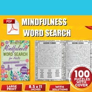 [C501] Mindfulness Word Search for Adults- PDF