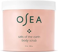 OSEA Salts of the Earth Body Scrub - Ideal Spa Gift for Pampering - Pink Himalayan Salt Scrub - Gentle Exfoliation Skincare - Vegan &amp; Cruelty-Free Body Care