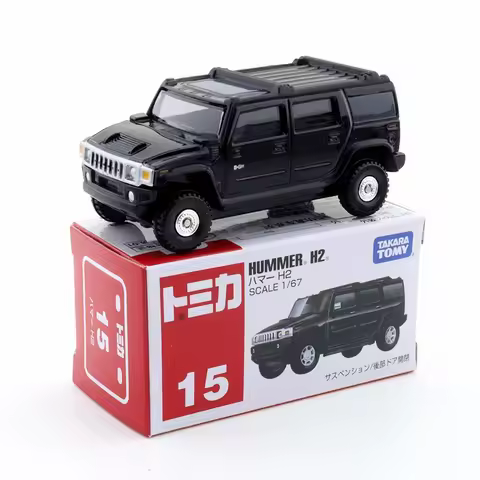 TAKARA TOMY Tomica Diecast Toyota Land Cruiser Hummer H2 SUV Diecast Automotive Model Ornaments Cas 