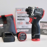 Máy chuyên vít 18V DRAMA D5318 có cấp trượt không chổi than sử dụng pin 4cell