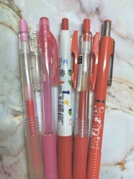 文具(原子筆，鉛芯筆)zebra,muji