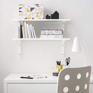 IKEA BURHULT wall shelf White/White 59x20cm tigergoldd