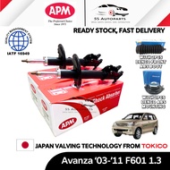 APM Toyota Avanza F601 1.3 Front (Depan) &amp; Rear (Belakang) Gas Shock Absorber With Mounting &amp; Boot