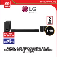 【 DELIVERY BY SELLER 】 LG S95TR 810W 9.1.5CH DOLBY ATMOS DTS:X AI ROOM CALIBRATION TRIPLE UP-FIRING