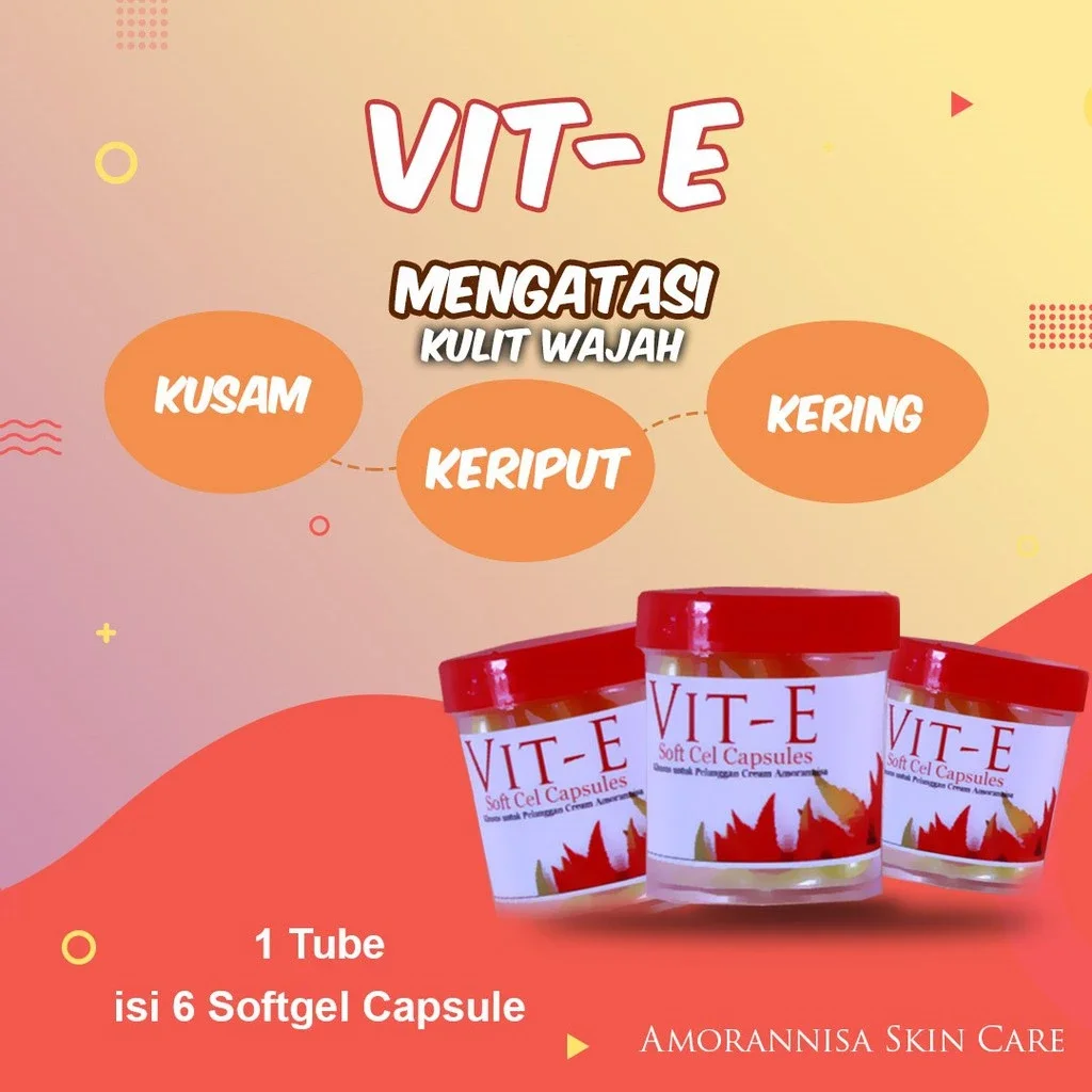 Serum Vit E Amora Skincare Wajah Glowing