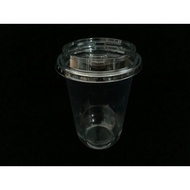 Wholesale PET U Plastic Cup Plastic Capsule 20oz with Half Open Cheese (Product Imported Daily)