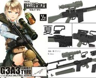 《夏本舖》日版 TOMYTEC FIGMA LA082 G3A3型 自動步槍 迷你武裝 武器 LittleArmory