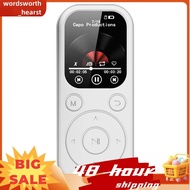 MP3 5.4 Portable MP3 Player Type-C 2 Inch Portable MP3 Player with HiFi Speaker FM Radio Recording M
