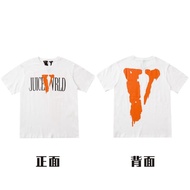 พร้อมส่ง Vlone ถนนสูง V โครงกระดูกรูปผีเสื้อมีจำนวนจำกัด V คอลเลกชั่นแขนสั้นลำลอง T เสื้อยืดสำหรับผู