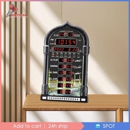 [Prettyia1] Azan Clock Digital Clock Mosque Prayer Clock Reminder Ramadan for Home/Office Alarm Clock Calendar LED Prayer Clock