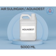 AQUADEST FLUTE WATER/ PURE WATER/ (H2O) - 5000 ML
