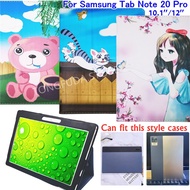 For Samsung Galaxy Tab Note 20 Pro 2023 Tablet PC 10.1 inch casing Samsung Tab Note20 Pro 12inch cartoon partten shockproof cover case