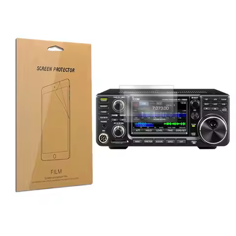 2pcs LCD Clear Screen Protector Shield Film for ICOM IC-7300/9700/705 IC-705 IC-7300 IC-9700 Walkie-