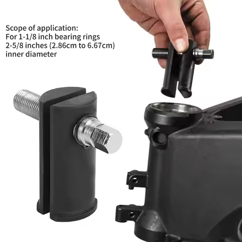 Motorcycle Steering Neck Bearing Race Remover 1‑1/8" to 2‑5/8" Inner Diameter Universal Autocycle Be