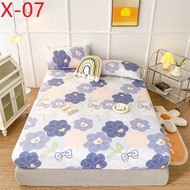 PLAIN COLOR COTTON CADAR BEDSHEET ONLY KUN CADAR MURAH GETAH KELILING fitted bedsheet/Mattress cover