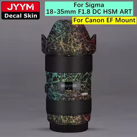 Lens Sticker For Sigma 18-35mm F1.8 DC HSM ART For Canon EF Mount Decal Skin Vinyl Wrap Film Protect