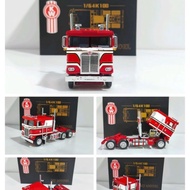 Ready Stock Spring Festival No Vacation MJ 1: 64 Kenworth Kenworth K100 American Flat Head Truck All