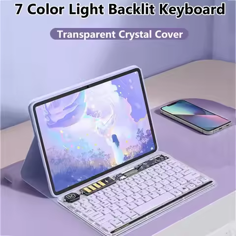 Backlit Keyboard Case for Lenovo Tab M11 Plus 11.5 Inch K11 M11 11 2024 P11 Pro 2nd 11.2 P11 Plus 2n