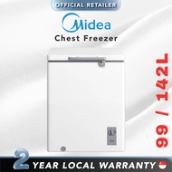 Midea 99L  / 142L Chest Freezer - White  (MDRC152FZG01 / MDRC207FZG01)