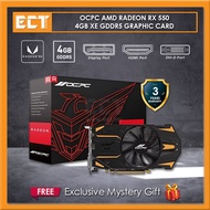 OCPC AMD Radeon RX 550 4GB XE GDDR5 Graphic Card (DP, HDMI, DVI) (OCVARX550G4XE)