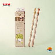 Uni hahatoco Hexagonal Pencil/Premium Wood Pencil/12pcs Box/B 2B 4B/Japan Made School Supply