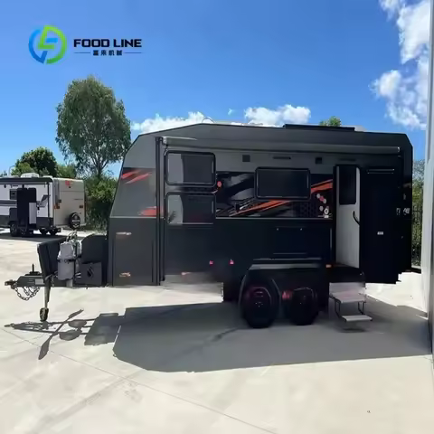 Customized Adventure 16ft Camping Trailers Camper Trailer Manufacturers China 4 Passengers 4x4 RV Ca