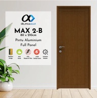 PINTU ALUMUNIUM ALPHAMAX/Max 2-B Pintu Kamar &amp; Kamar Mandi Aluminium 