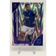 Iliman Ndiaye's Chrome Premier League Topps In Everton Shirt Color (Everton)